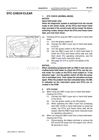 2004年丰田卡罗拉服务手册-dtc check and clear