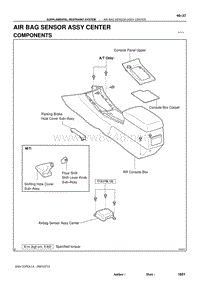 2004年丰田卡罗拉服务手册-air bag sensor1