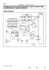 2004年丰田卡罗拉服务手册-radio does not light up at night