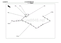 2018年比亚迪元EV电路图（SCEB款）-3.14 顶棚线束