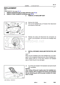 2004年丰田卡罗拉服务手册-lh headlamp