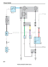 2006年丰田汉兰达电路图（英文版）-228-231