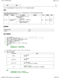 2015 2018年丰田汉兰达故障代码-8AR-FTS 发动机U010187