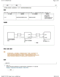 2015 2018年丰田汉兰达故障代码-全景监视系统C1687