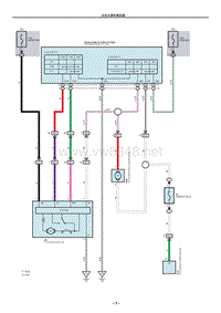 2015年丰田埃尔法系统电路图-后刮水器和清洗器