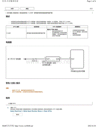 2015 2018年丰田汉兰达故障代码-盲区监视系统C1ABE