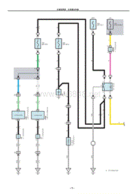 2015年丰田埃尔法系统电路图-后窗除雾器 后视镜加热器