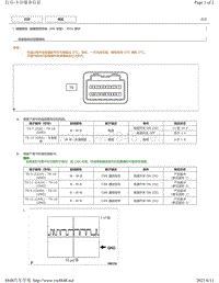 2019年丰田卡罗拉雷凌针脚图（含混动）-碰撞预测系统（HV车型）ECU端子图