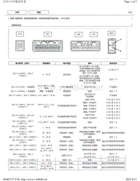 2019年丰田卡罗拉雷凌针脚图（含混动）-音频和视频系统（带收音机型汽油车型）ECU端子图