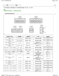 2019年丰田卡罗拉雷凌针脚图（含混动）-音频和视频系统（带收音机和显示屏型HV车型）ECU端子图