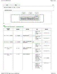 2019年丰田卡罗拉雷凌针脚图（含混动）-空调系统（HV车型）ECU端子图