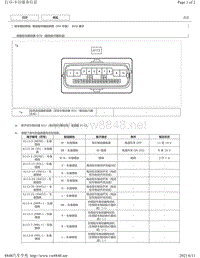 2019年丰田卡罗拉雷凌针脚图（含混动）-电动驻车制动系统（HV车型）ECU端子图