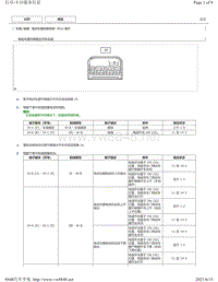 2019年卡罗拉双擎E 针脚图-电动车窗控制ECU端子图