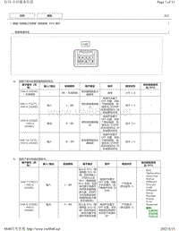 2019年卡罗拉双擎E 针脚图-停机系统ECU端子图