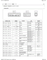 2017年凯美瑞混合动力针脚图-车载通信系统 G-BOOK ECU 端子图