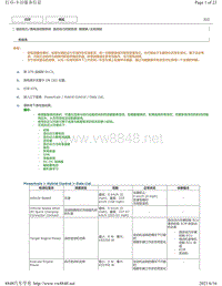 2019年卡罗拉双擎E 维修手册（混动部分）-混动控制系统-数据表和主动测试