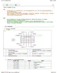 2017年凯美瑞混合动力针脚图-CAN 通信系统 ECU 端子图