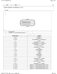 2012年-2016年凯美瑞针脚图-电子控制制动系统 ECU 端子图