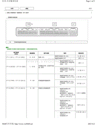 2012年-2016年凯美瑞针脚图-空调系统 ECU 端子图