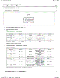 2012年-2016年凯美瑞针脚图-后遮阳帘系统 ECU 端子图