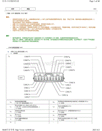 2012年-2016年凯美瑞针脚图-CAN 通信系统 ECU 端子图