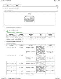 2012年-2016年凯美瑞针脚图-电动窗控制系统 ECU 端子图