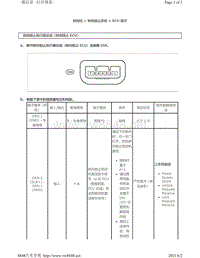 2012年丰田86车型针脚图-转向柱ECU端子图