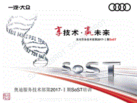 奥迪 发动机失火检查 PQA-服务技术部第2017-Ⅰ期SoST培训