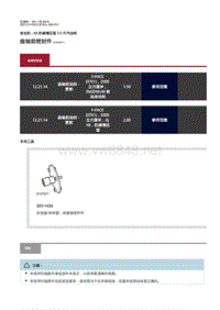 2021年捷豹F-PACE发动机维修手册-303-01C-汽油机5.0L-曲轴前密封件