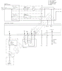 2014年本田雅阁-提醒系统电路图（3.0L）
