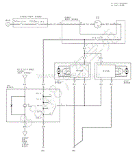 2014年本田雅阁-前照灯调平系统电路图（3.0L）