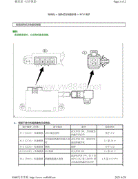 2007-2016年兰德酷路泽针脚图-加热式方向盘ECU端子图