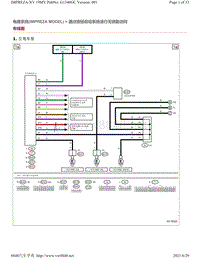 2019年斯巴鲁翼豹IMPREZA电路图-通过按钮启动进行无钥匙访问 IMPREZAMODEL 