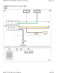 2019年斯巴鲁翼豹XV电路图-EyeSight XVMODEL HEV 