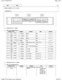 2014-2018年卡罗拉雷凌针脚图-起停系统（CVT）ECU端子图