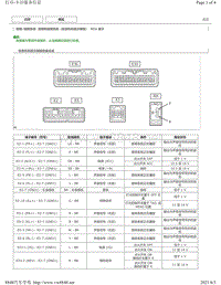 2014-2018年卡罗拉雷凌针脚图-音频和视频（收音机和显示器型）ECU端子图