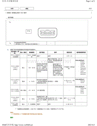 2013 2017年致炫 致享 威驰FS针脚图-转向锁止系统ECU端子图