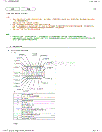 2013 2017年致炫 致享 威驰FS针脚图-CAN通信系统ECU端子图