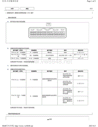 2013 2017年致炫 致享 威驰FS针脚图-座椅安全带警告系统ECU端子图