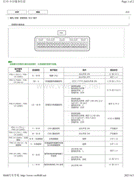 2013 2017年致炫 致享 威驰FS针脚图-空调ECU端子图