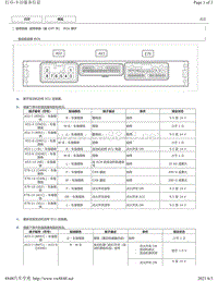 2014-2018年卡罗拉雷凌针脚图-起停系统（除CVT外）ECU端子图