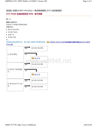 2019年斯巴鲁翼豹XV车型H4DO发动机（HEV）故障代码-P0506