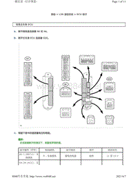 2012-2014年丰田埃尔法针脚图-LIN通信系统ECU端子图