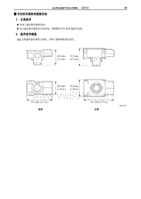 2011年丰田埃尔法新车特征-18-丰田驻车辅助传感器系统