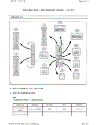 2012-2014年丰田埃尔法针脚图-智能上车和启动系统（启动功能）ECU端子图