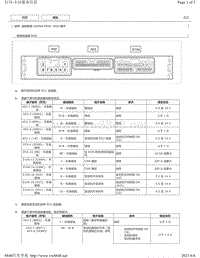 2018年丰田凯美瑞针脚图-启停系统 A25A-FKS ECU 端子图