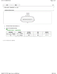 2018年丰田凯美瑞针脚图-护栅挡板系统 ECU 端子图