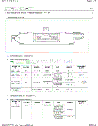 2015-2018年丰田汉兰达针脚图-停机系统（不带智能进入和起动系统） ECU 端子图