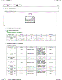 2015-2018年丰田汉兰达针脚图-电动窗控制系统 ECU 端子图