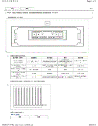 2015-2018年丰田汉兰达针脚图-MF1A 分动器ECU端子图
